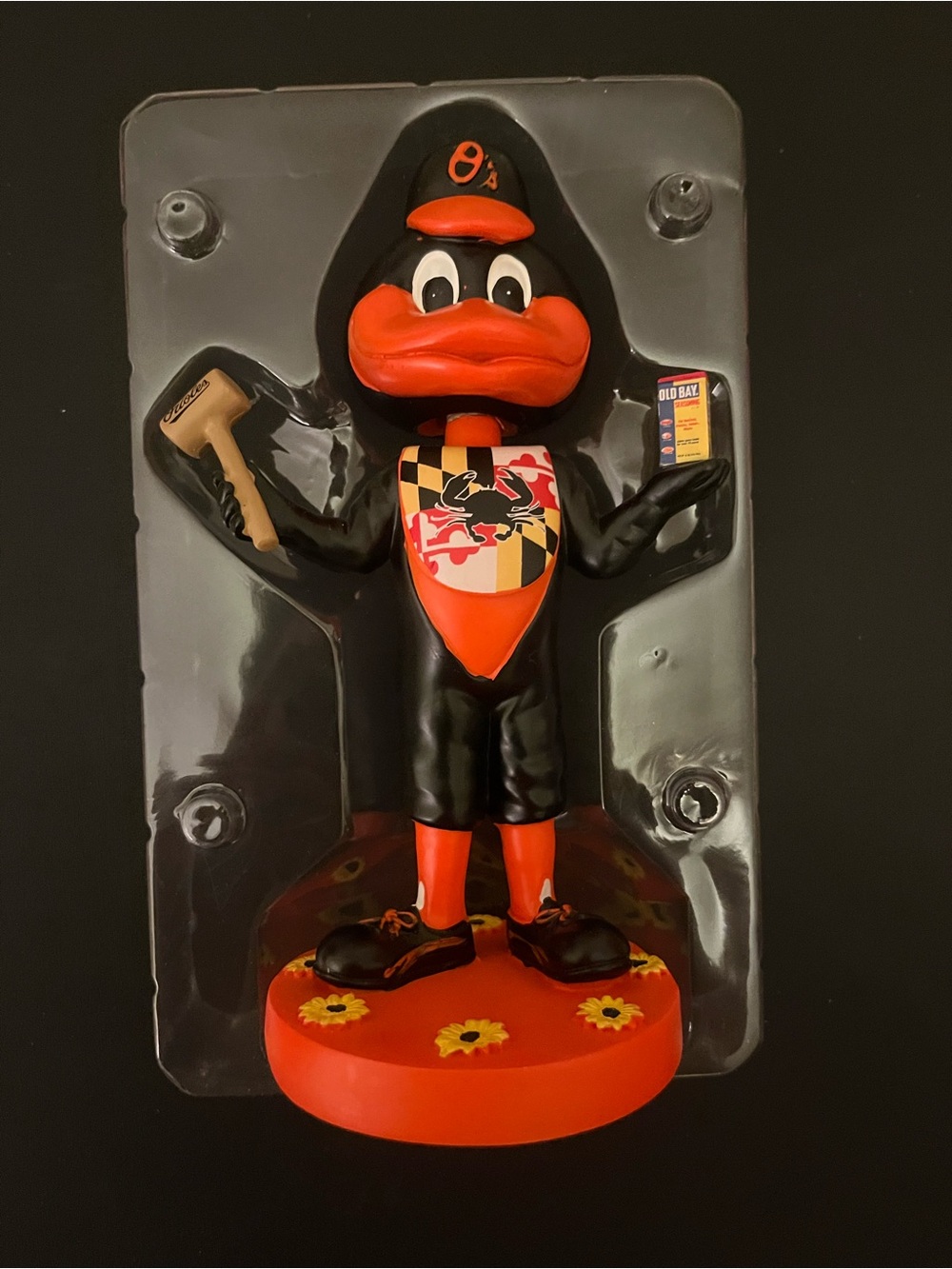 2015 Baltimore Orioles Old bay bird mascot Bobblehead